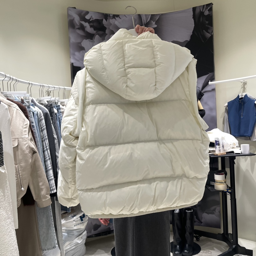 DARK BEIGE直郵韓國代購女裝新品人氣推薦24秋冬短款棉服填充DARK BEIGE短款棉服
