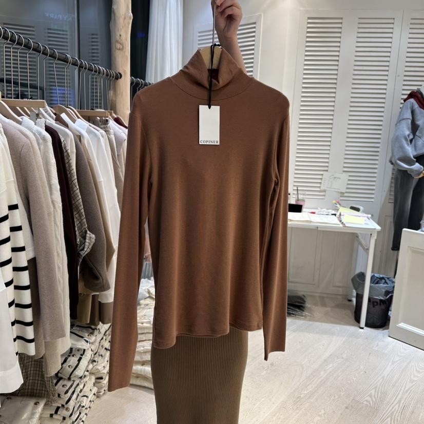Copiner韓國直郵東大門代購女裝新品人氣職業熱賣休閑長袖T恤COPINER長袖T恤圖色5