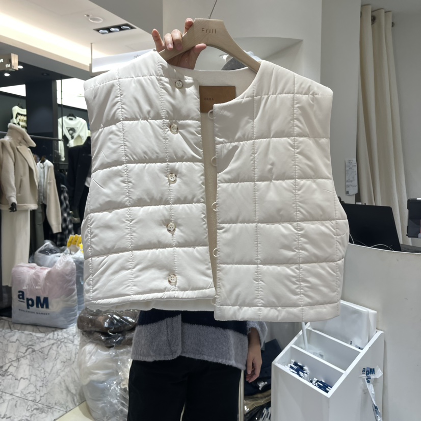 FRILL韓國直郵東大門代購女裝新品休閑職業人氣時尚推薦馬甲FRILL馬甲