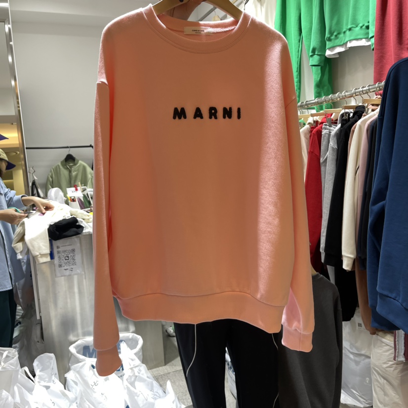 COKE CAKE韓國直郵女裝新品人氣時尚休閑熱賣衛衣加絨刺繡CHAE衛衣圖色1