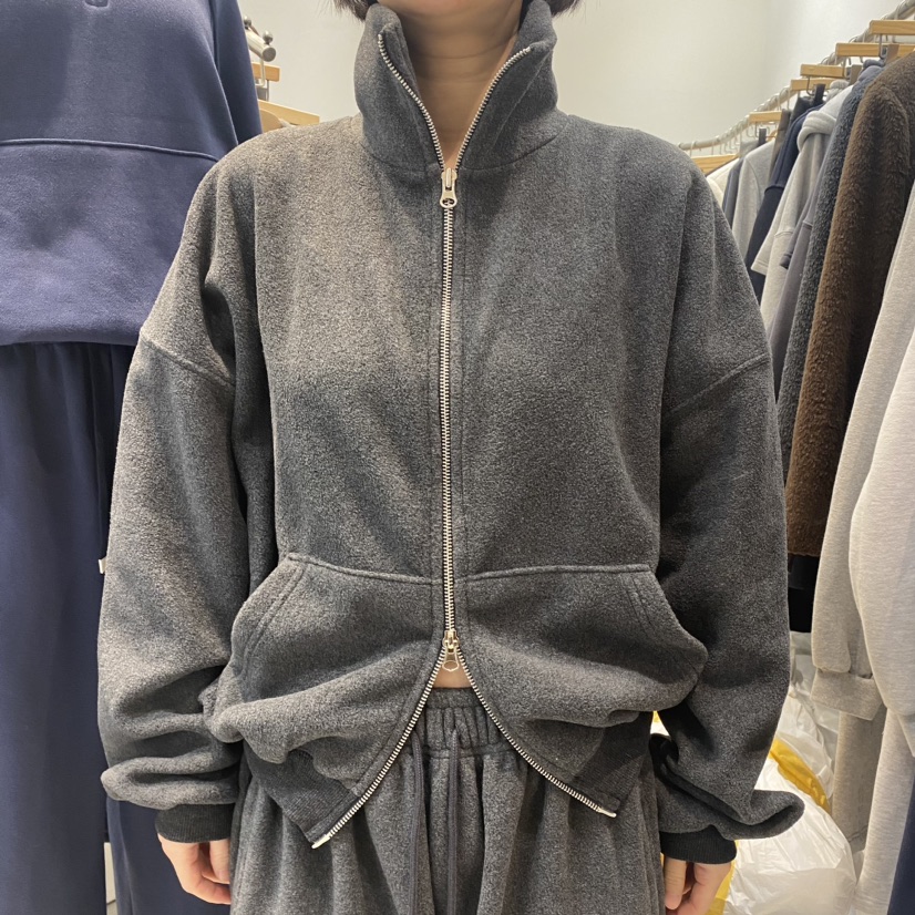 W.FATAL直郵韓國代購女裝新款推薦真品職業衛衣雙面抓絨拉鏈W.FATAL衛衣圖色2