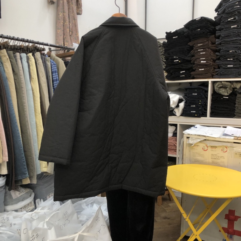 DELI JENNY直郵韓國代購女裝新品推薦職業熱賣人氣長款棉服THERE長款棉服