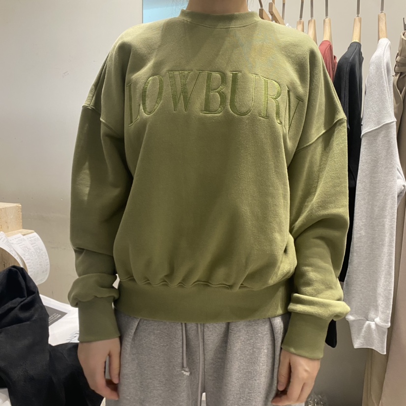LOWBURN韓國直郵女裝新品人氣真品休閑24秋冬熱賣衛衣刺繡LOWBURN衛衣圖色6