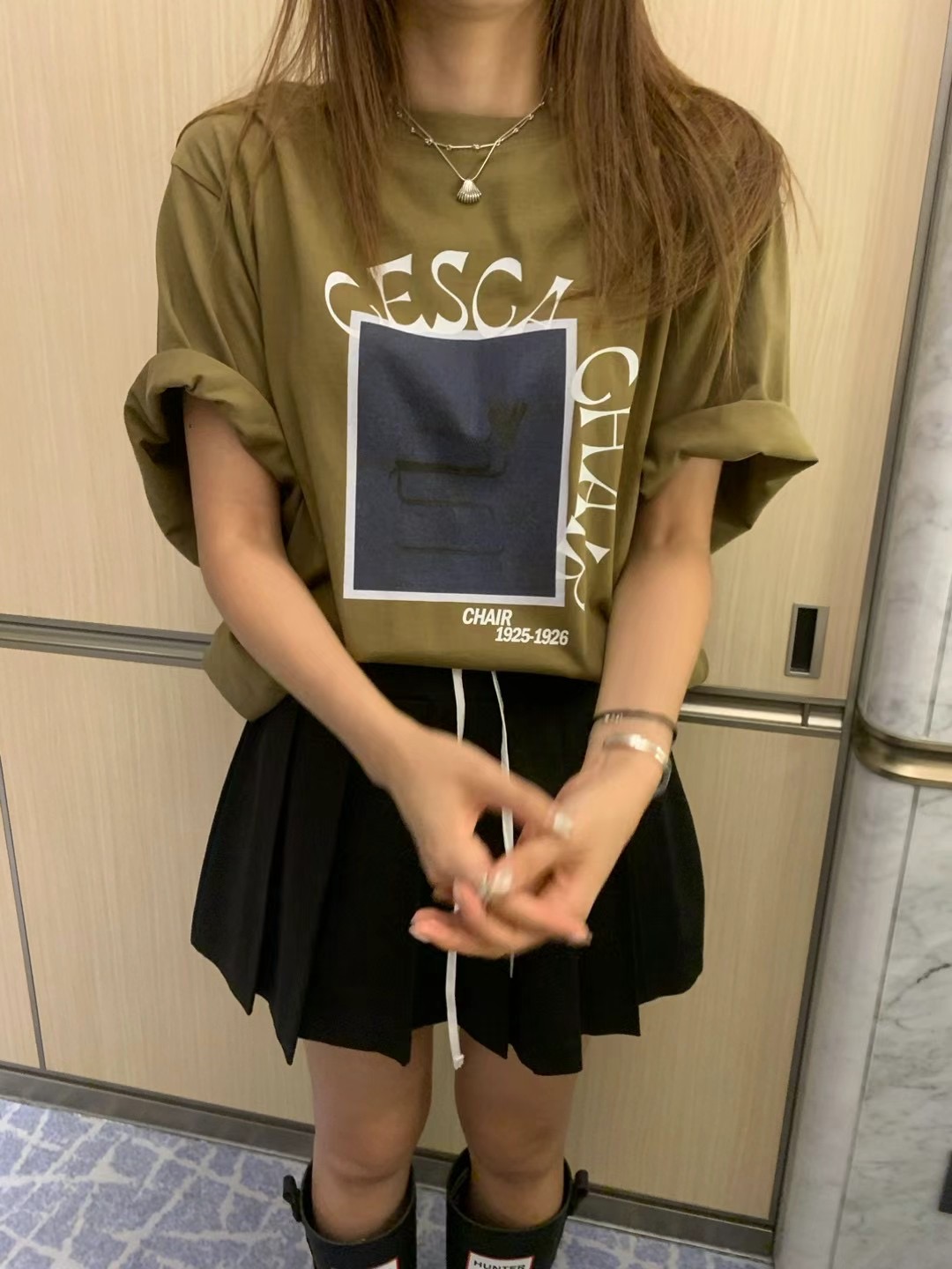 ONDA直郵韓國代購女裝新品職業真品熱賣時尚推薦24秋冬T恤ONDAT恤圖色2