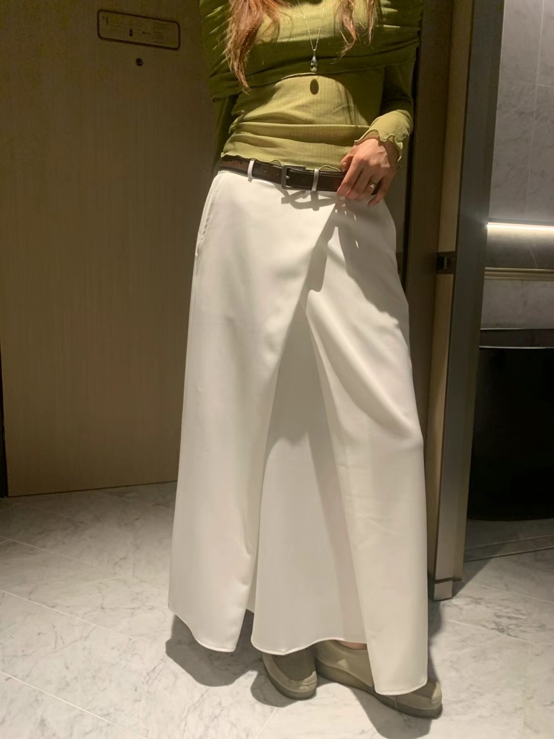 ONDA韓國直郵東大門代購女裝新款熱賣休閑人氣推薦24秋冬長裙ONDA長裙