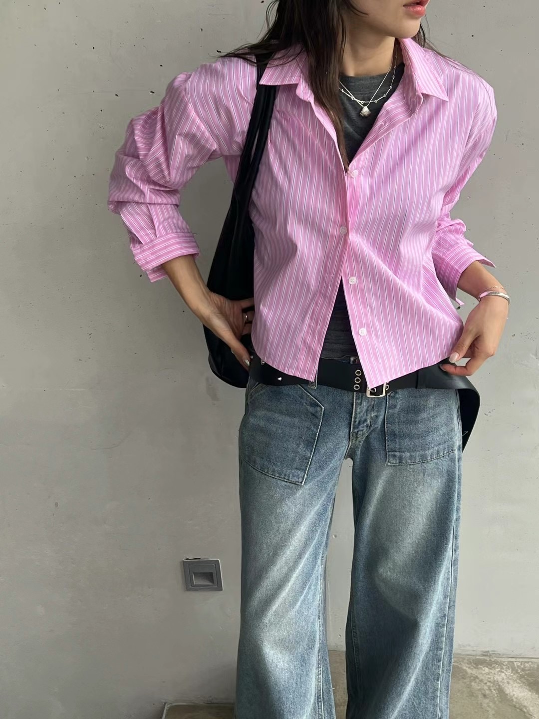 ONDA韓國直郵東大門實拍女裝新品休閑人氣真品職業襯衫蕾絲衫ONDA襯衫/蕾絲衫圖色2