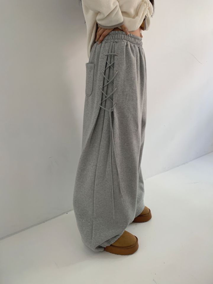 4LEAF直郵韓國代購女裝新品24秋冬時尚熱賣真品休閑褲拉絲4LEAF休閑褲