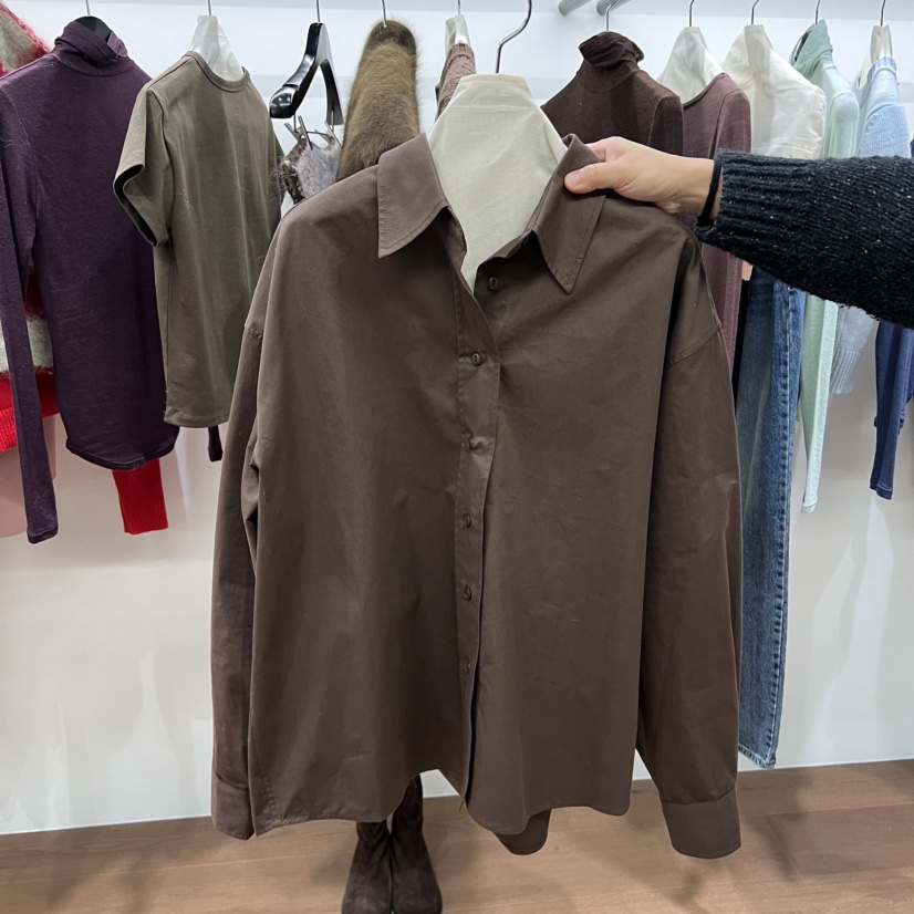 neu adult韓國直郵東大門實拍女裝新款真品24秋冬襯衫蕾絲衫NEU ADULT襯衫/蕾絲衫圖色3