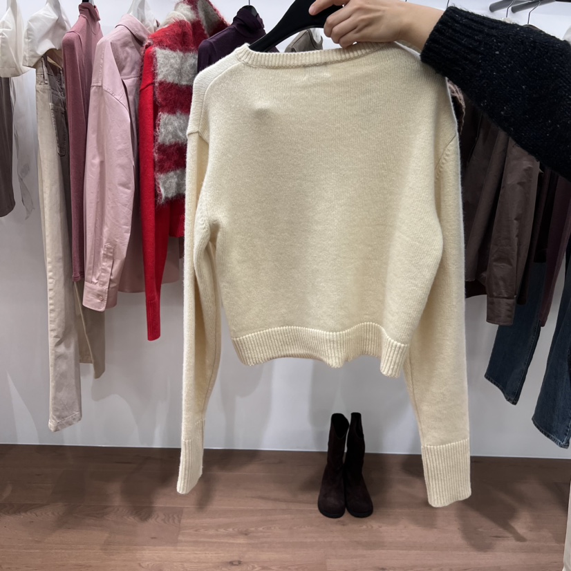 neu adult韓國直郵女裝新品休閑24秋冬推薦職業針織衫開衫NEU ADULT針織衫