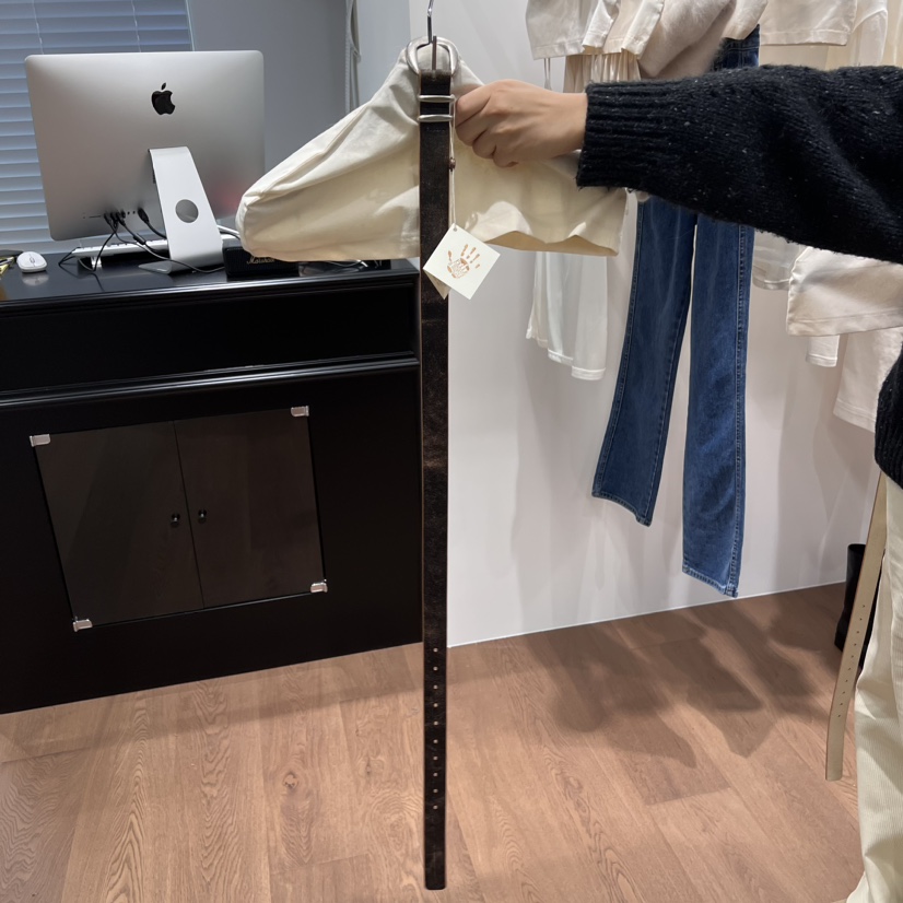 neu adult韓國直郵東大門實拍女裝新品真品時尚腰帶牛皮腰帶NEU ADULT腰帶圖色2