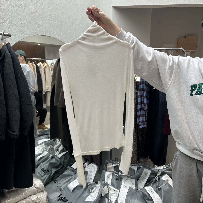 humming bird韓國直郵東大門代購女裝新品24秋冬長袖T恤HUMMING BIRD長袖T恤