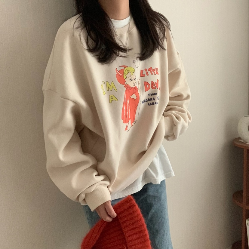 MIPPUDA直郵韓國代購女裝新款熱賣時尚休閑職業人氣衛衣羊毛MIPPUDA衛衣