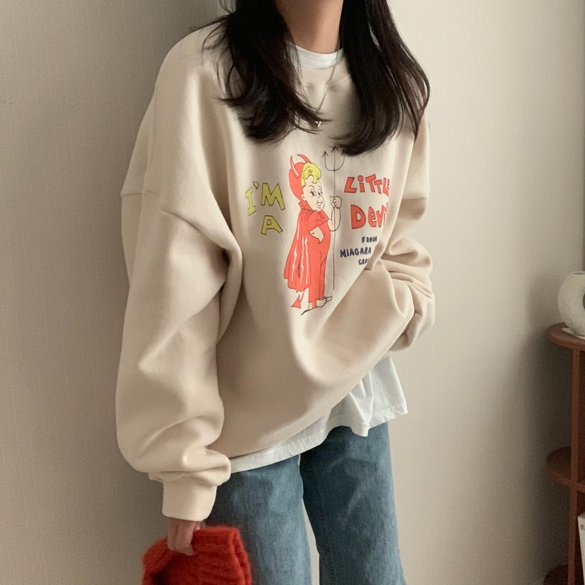 MIPPUDA直郵韓國代購女裝新款熱賣時尚休閑職業人氣衛衣羊毛MIPPUDA衛衣