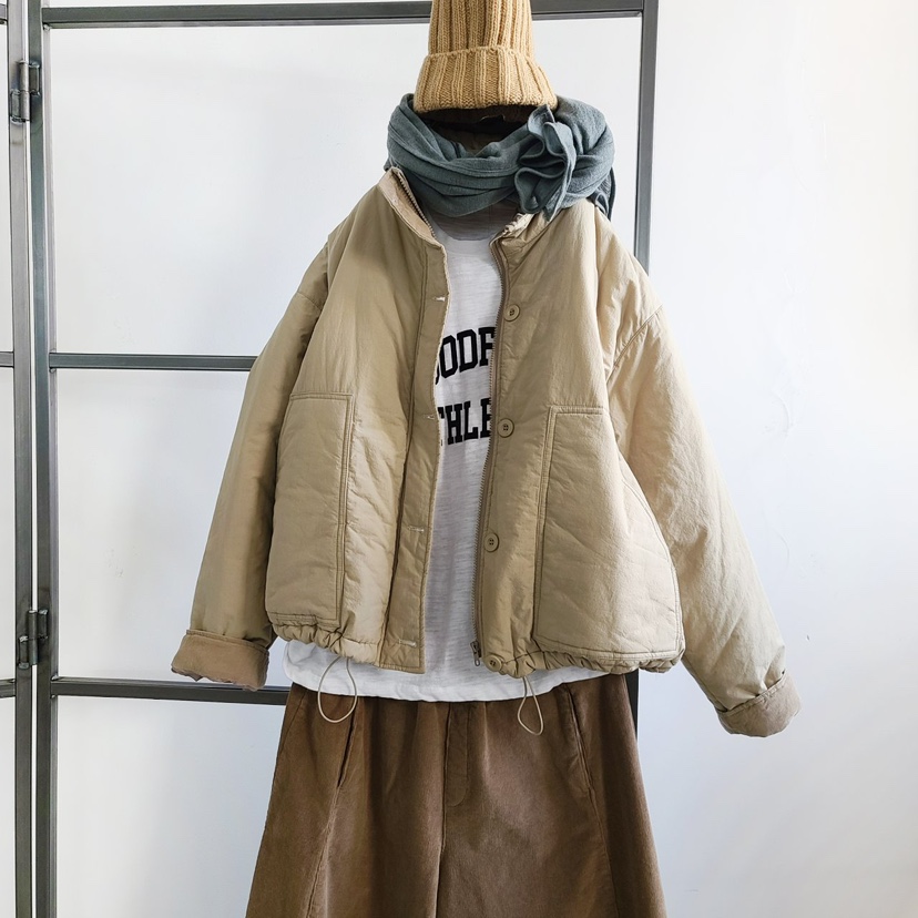 PUCO韓國直郵女裝新品職業人氣休閑熱賣推薦真品24秋冬夾克高領PUCO夾克