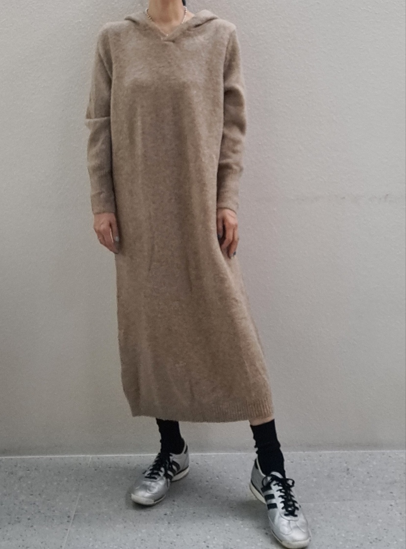 NEOUL/ahin雙領標簽韓國直郵東大門實拍女裝新品職業連衣裙兜帽NEOUL/ahin雙領標簽連衣裙