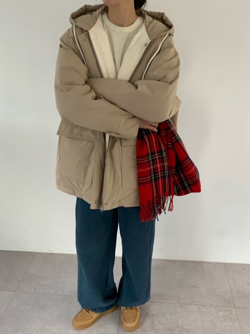 COBALT BLUE韓國直郵女裝新品人氣推薦24秋冬短款棉服填充COBALT BLUE短款棉服