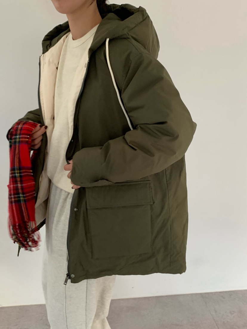 COBALT BLUE韓國直郵女裝新品人氣推薦24秋冬短款棉服填充COBALT BLUE短款棉服