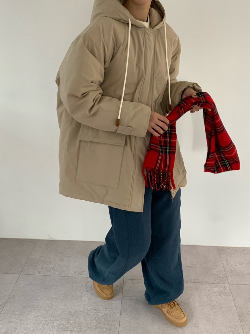 COBALT BLUE韓國直郵女裝新品人氣推薦24秋冬短款棉服填充COBALT BLUE短款棉服