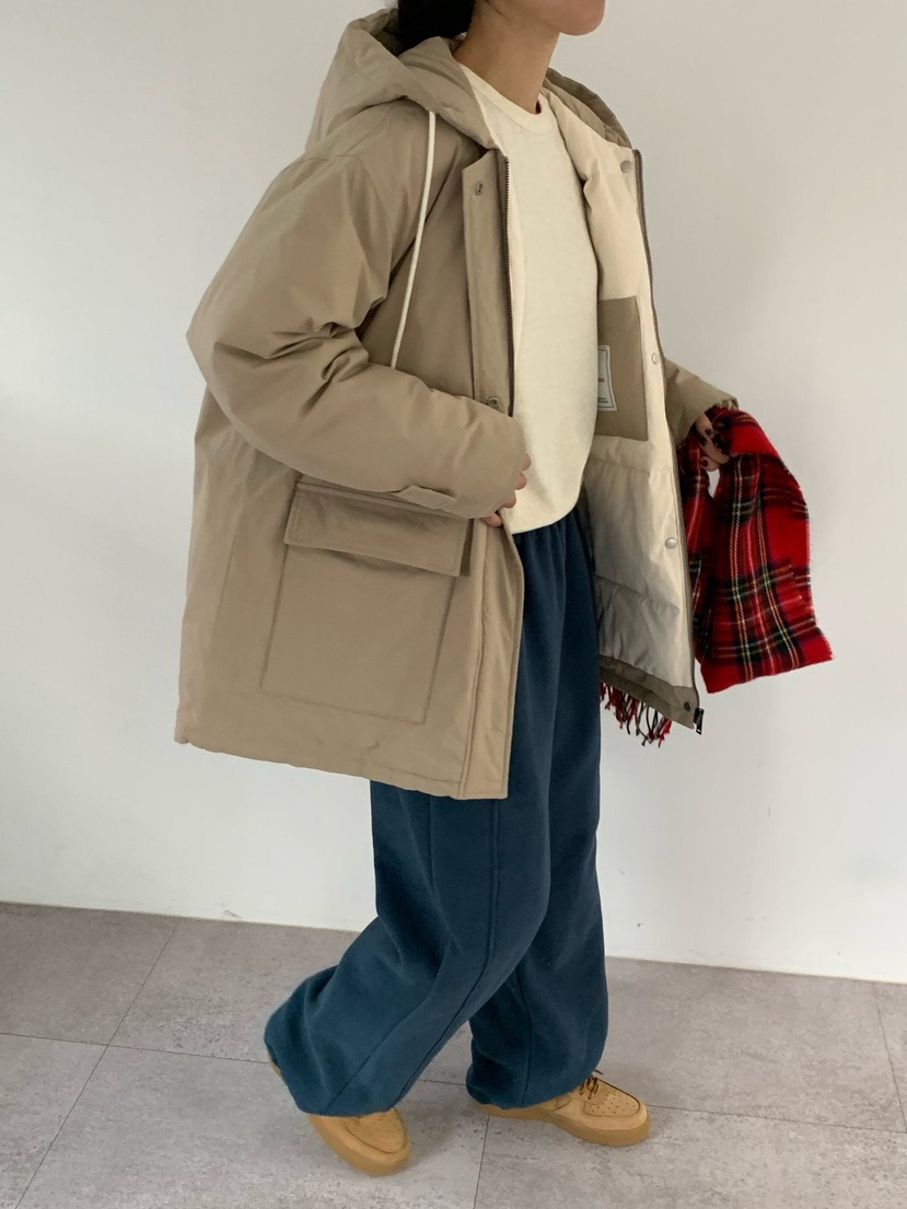 COBALT BLUE韓國直郵女裝新品人氣推薦24秋冬短款棉服填充COBALT BLUE短款棉服
