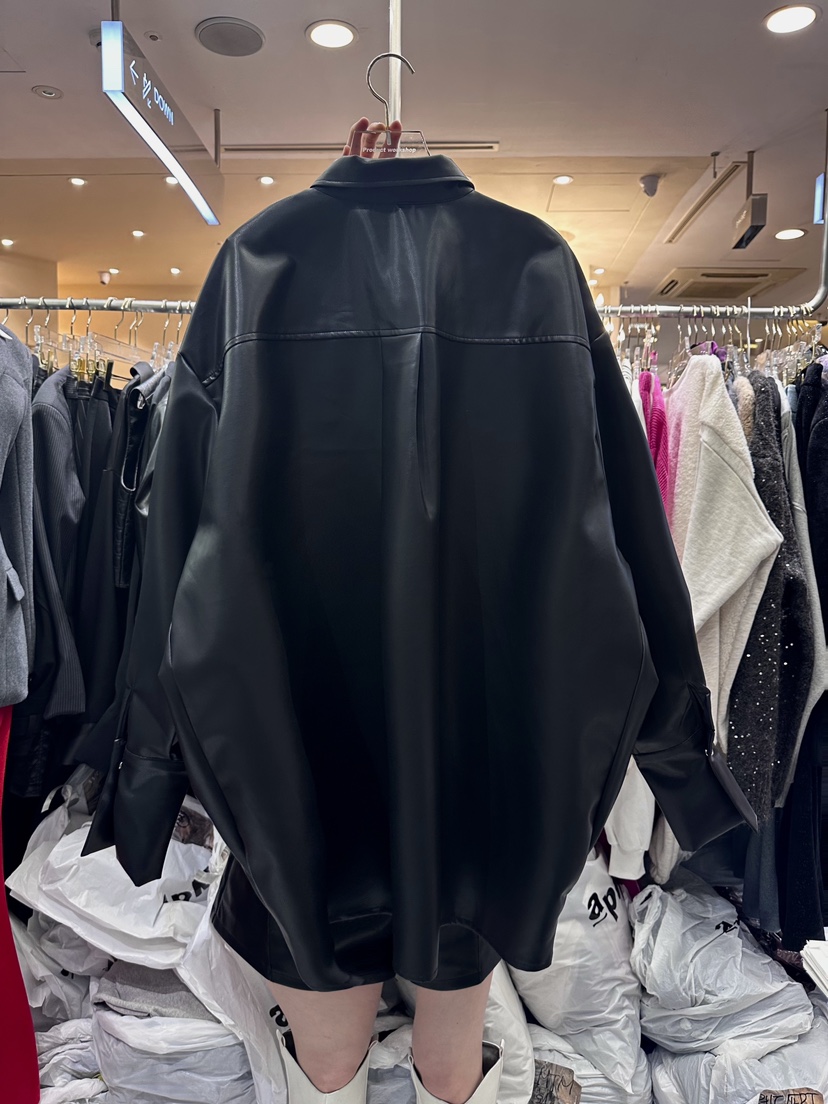 Work_shop韓國直郵東大門實拍女裝新品休閑24秋冬人氣連衣裙Work_shop連衣裙
