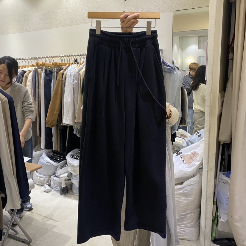 VERT NEUF直郵韓國代購女裝新品休閑職業熱賣休閑褲加絨拉絨VERT NEUF休閑褲圖色2