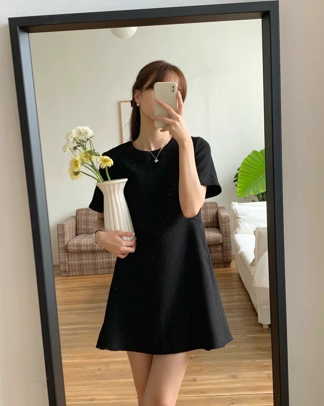 JUNO韓國直郵女裝新品休閑真品推薦24秋冬職業人氣連衣裙JUNO連衣裙