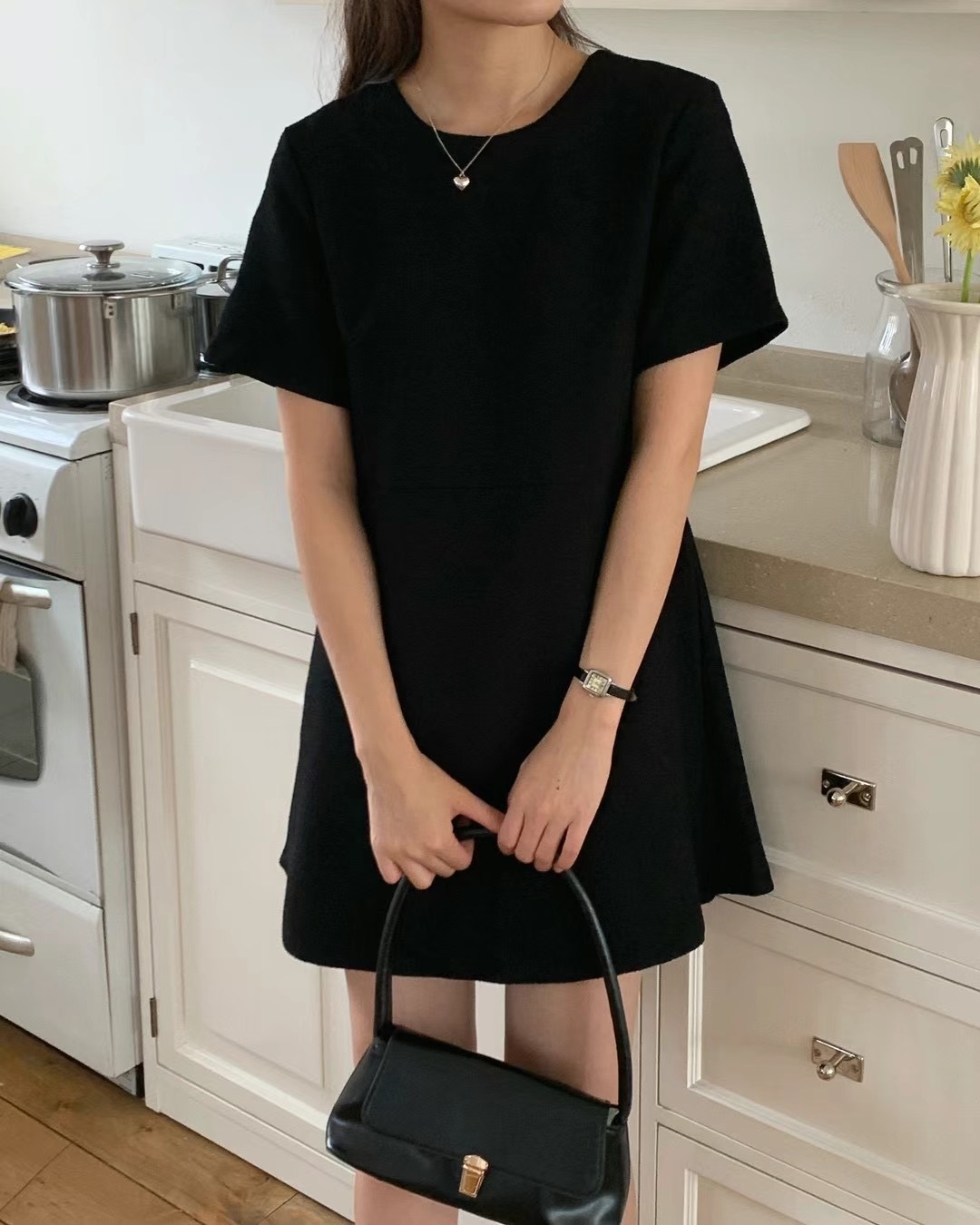 JUNO韓國直郵女裝新品休閑真品推薦24秋冬職業人氣連衣裙JUNO連衣裙圖色2