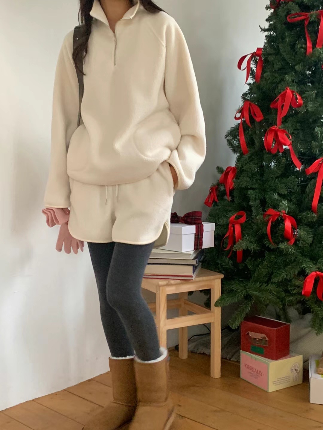 JUNO韓國直郵女裝新款真品人氣推薦熱賣休閑時尚職業套裝抓絨JUNO套裝