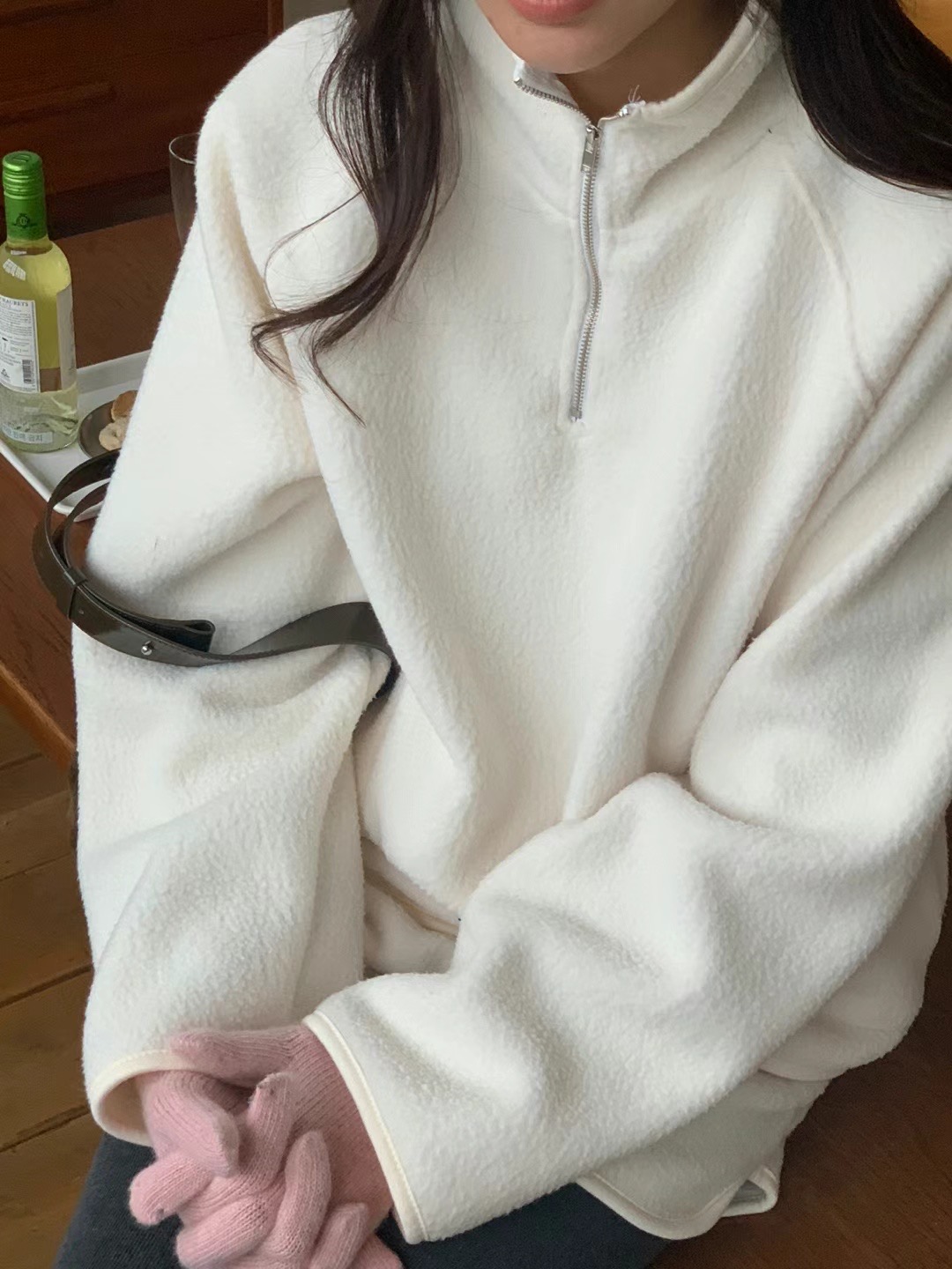 JUNO韓國直郵女裝新款真品人氣推薦熱賣休閑時尚職業套裝抓絨JUNO套裝