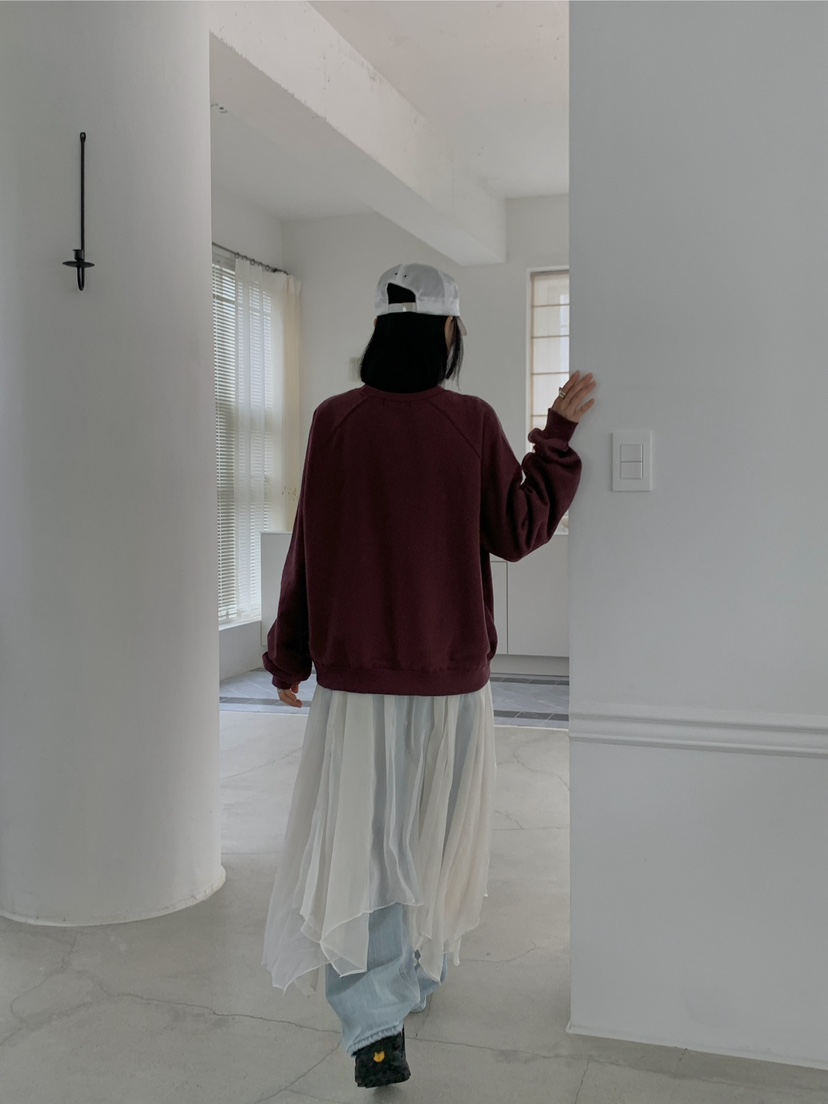 US直郵韓國代購女裝新品熱賣24秋冬真品職業人氣休閑衛衣US衛衣