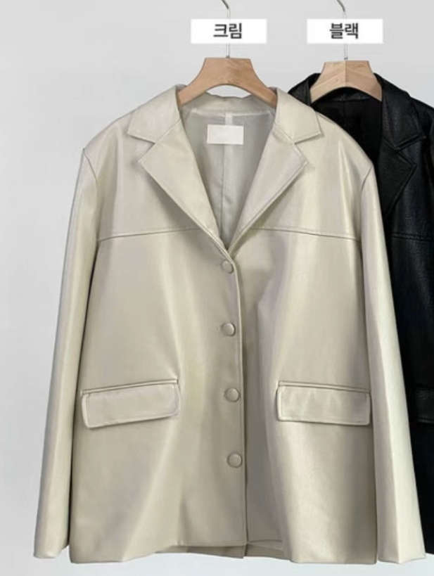 JUNO韓國直郵女裝新品職業真品休閑熱賣24秋冬推薦夾克皮革JUNO夾克圖色1