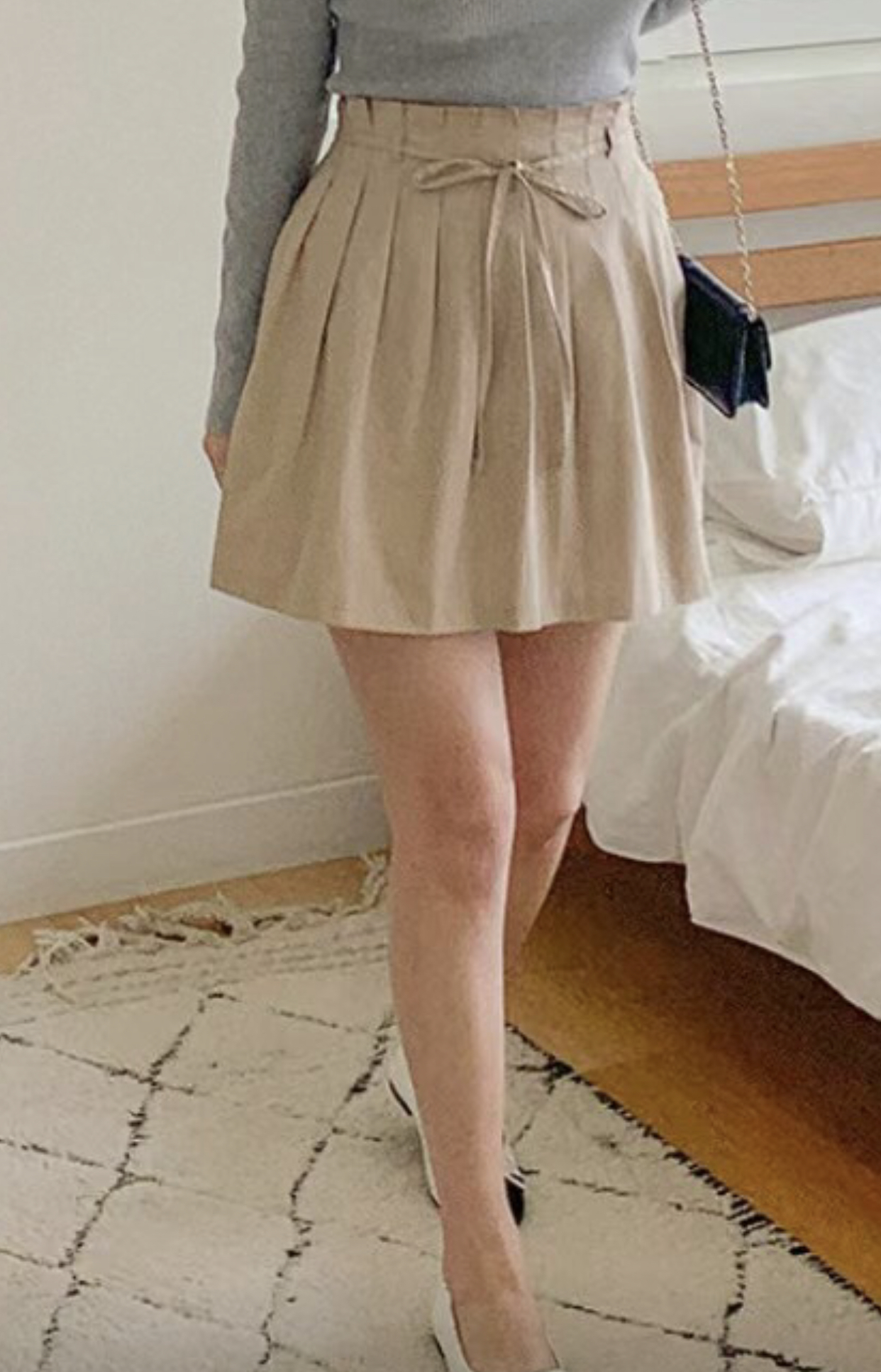 JUNO直郵韓國代購女裝新款熱賣人氣真品職業推薦24秋冬短裙JUNO短裙