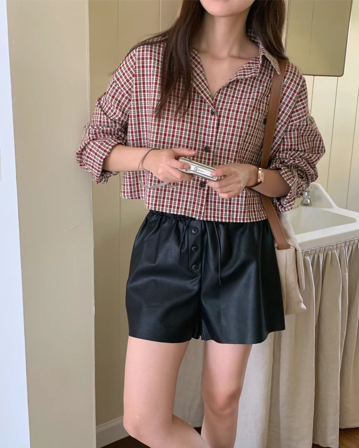 JUNO韓國直郵東大門代購女裝新款時尚熱賣休閑職業襯衫蕾絲衫JUNO襯衫/蕾絲衫