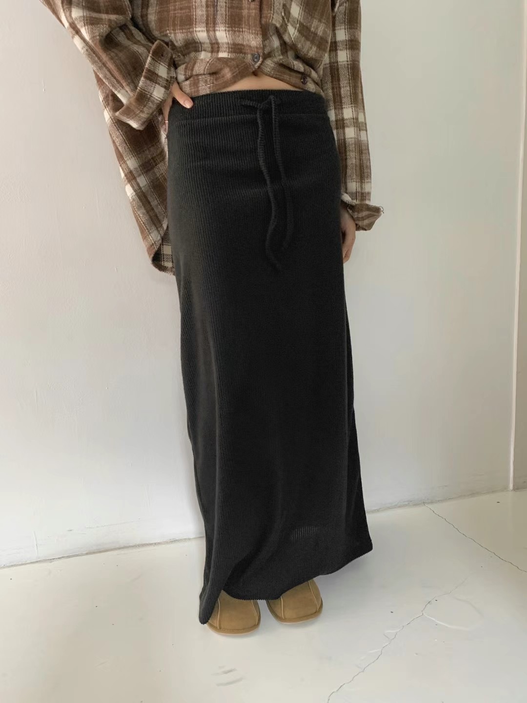 GROW韓國直郵東大門實拍女裝新品24秋冬職業時尚休閑長裙GROW/WHERE'LL長裙圖色2