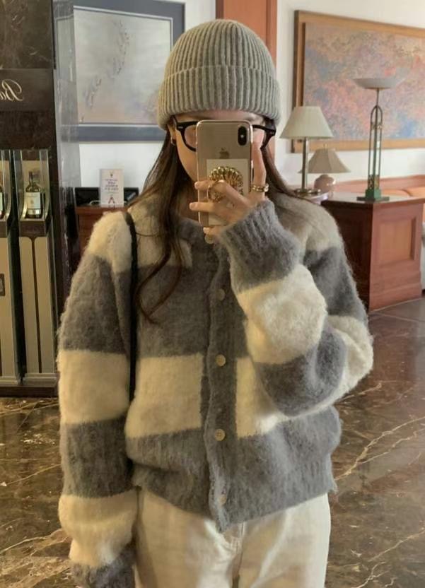 GAMGAK韓國直郵東大門代購女裝新品推薦人氣24秋冬休閑毛衣GAMGAK毛衣圖色2