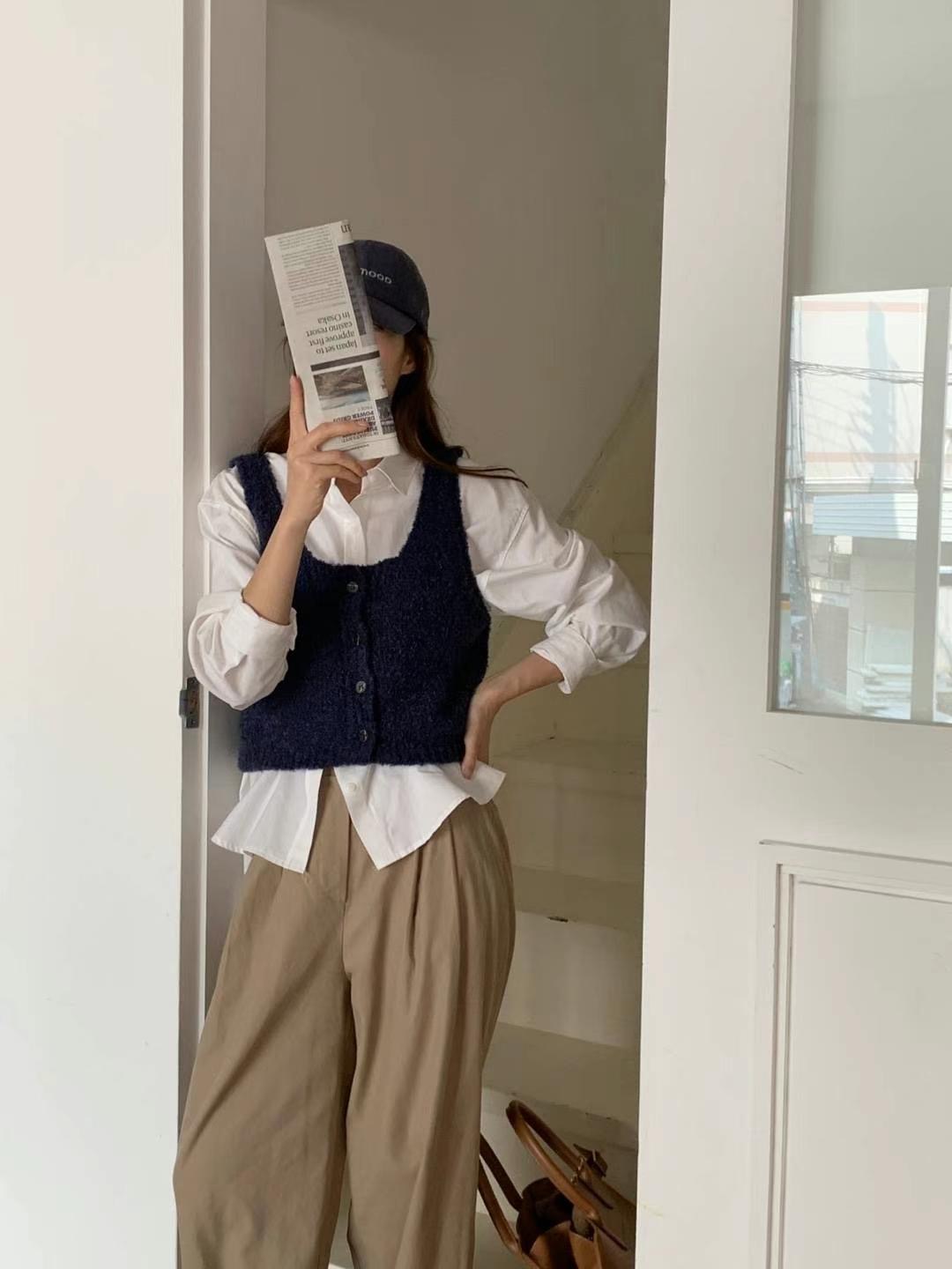 GAMGAK直郵韓國代購女裝新品人氣時尚24秋冬吊帶背心不含內搭GAMGAK吊帶/背心圖色3