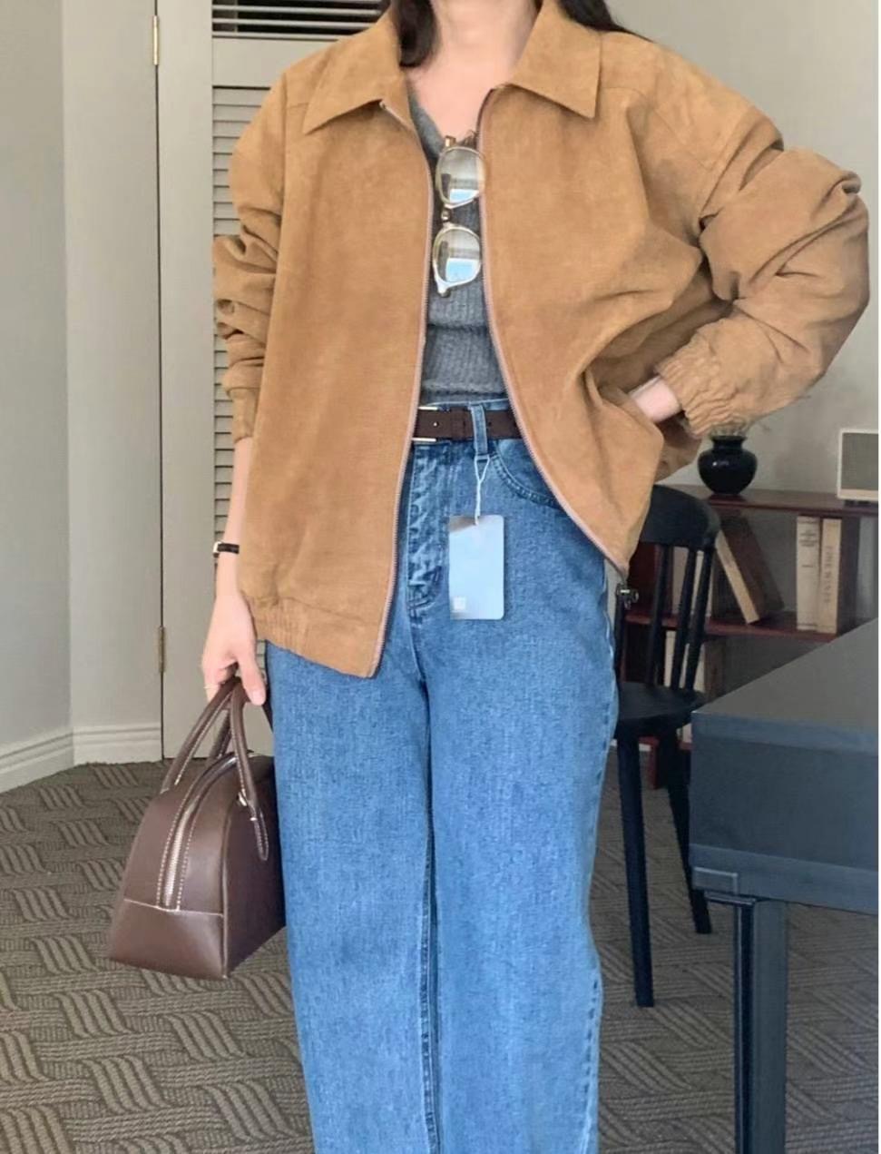 GAMGAK韓國直郵女裝新品熱賣時尚人氣24秋冬休閑職業夾克GAMGAK夾克