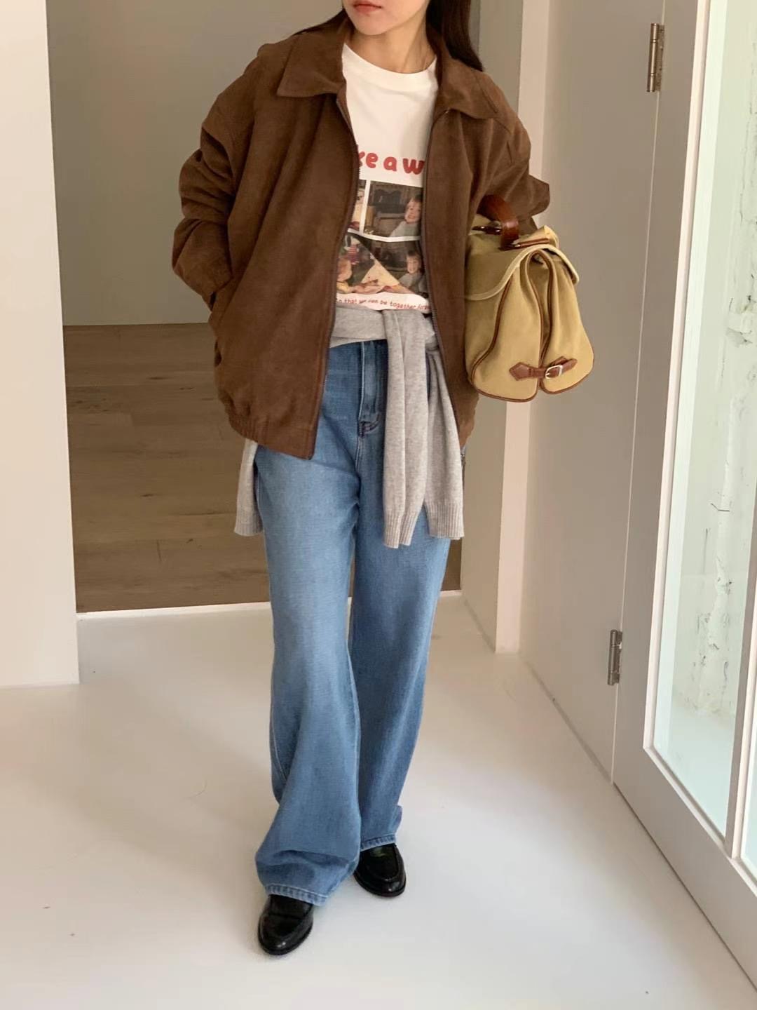 GAMGAK韓國直郵女裝新品熱賣時尚人氣24秋冬休閑職業夾克GAMGAK夾克