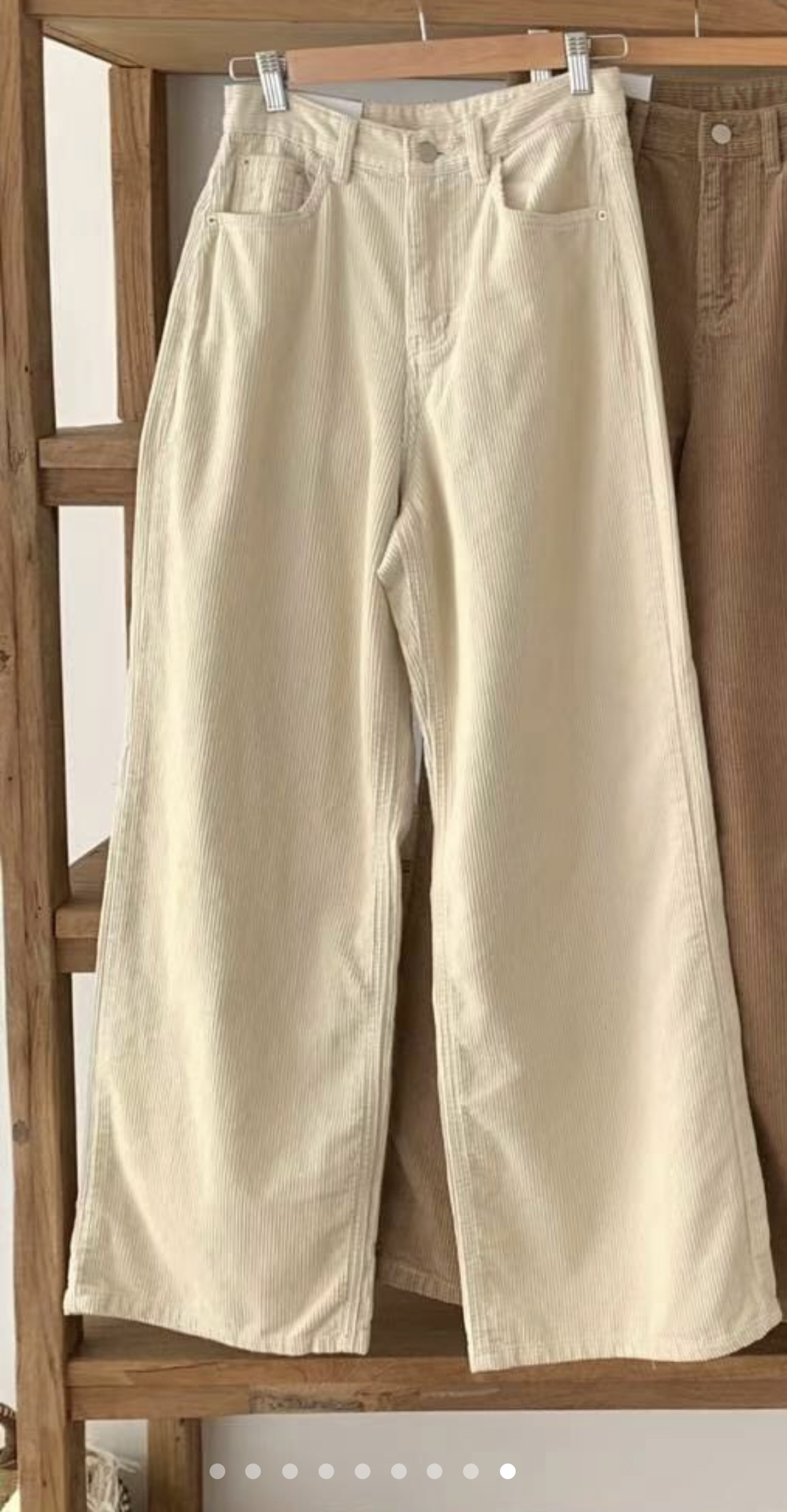 GAMGAK韓國直郵東大門代購女裝新款推薦職業熱賣休閑褲燈心絨GAMGAK休閑褲圖色1