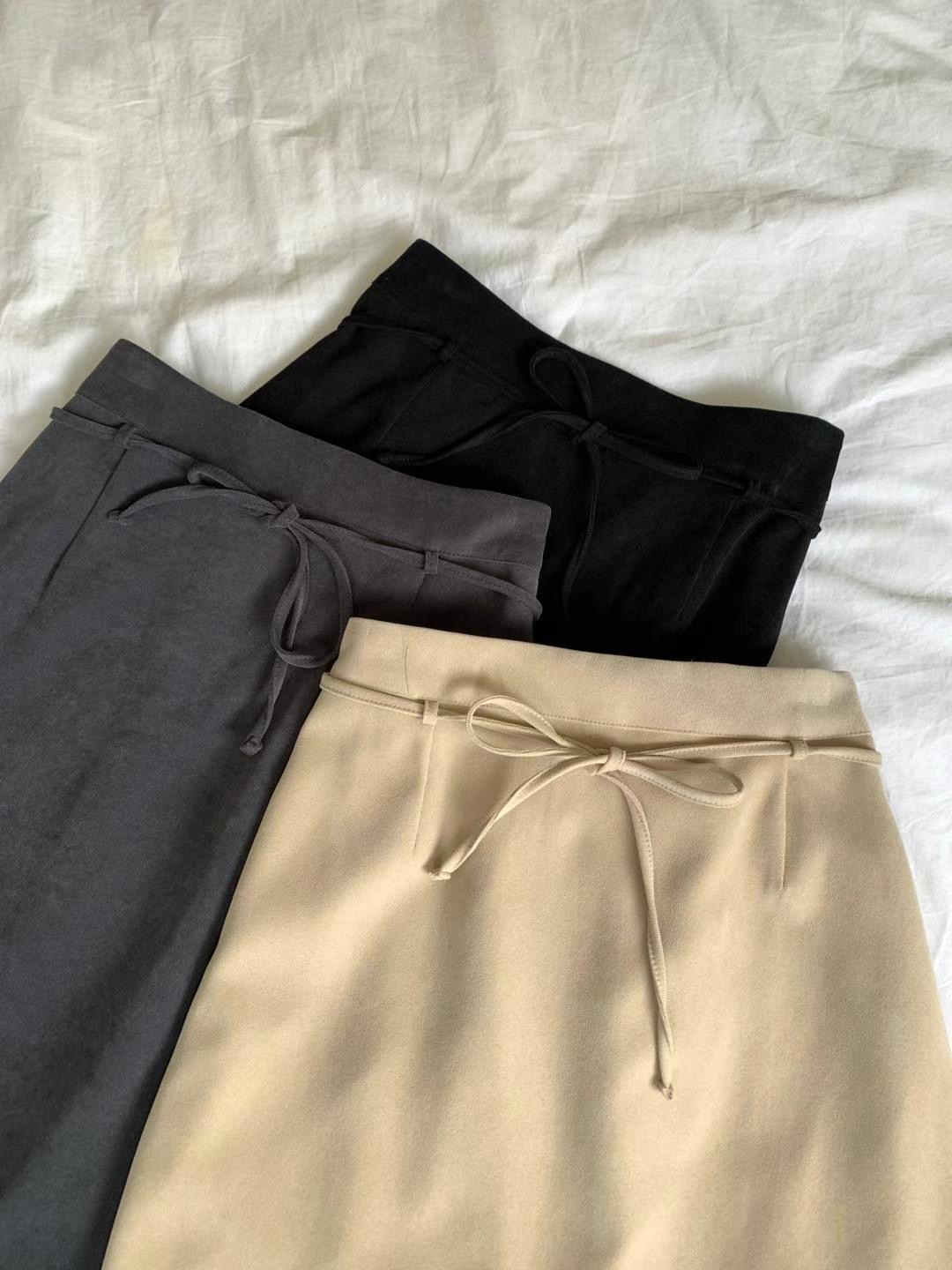 GAMGAK韓國直郵女裝新品24秋冬熱賣時尚休閑職業人氣長裙GAMGAK長裙