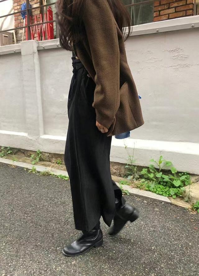 GAMGAK韓國直郵女裝新品24秋冬熱賣時尚休閑職業人氣長裙GAMGAK長裙