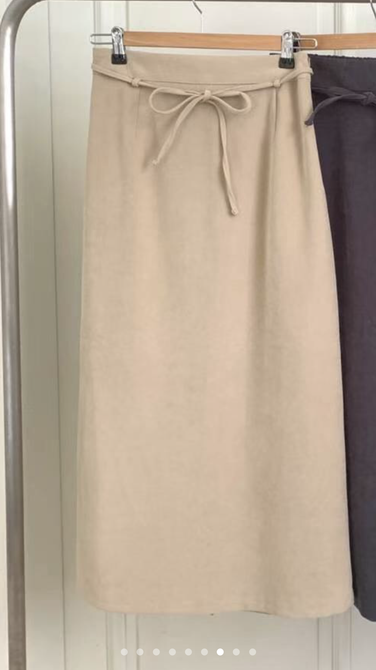 GAMGAK韓國直郵女裝新品24秋冬熱賣時尚休閑職業人氣長裙GAMGAK長裙圖色1