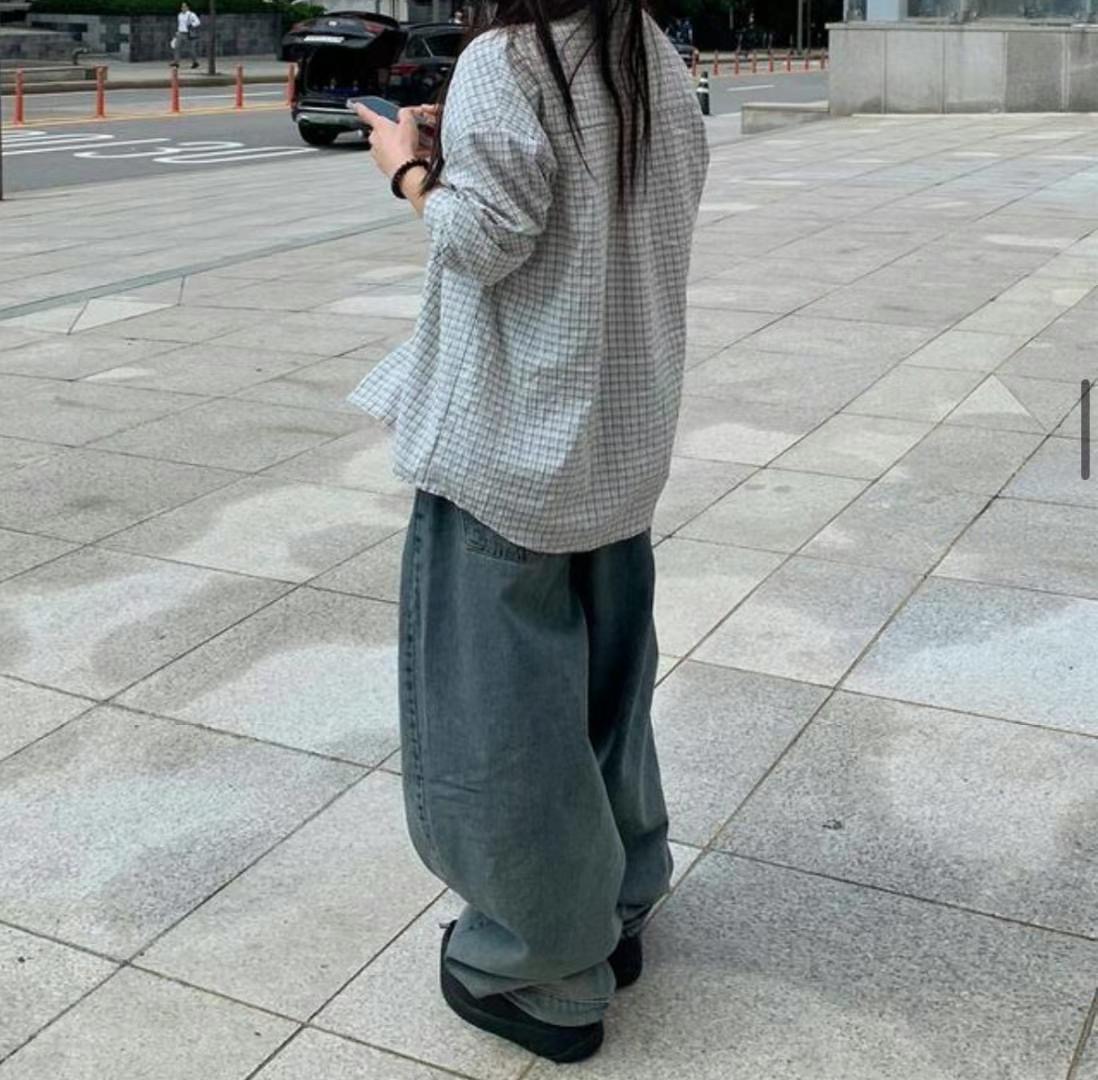 1one.chaser韓國直郵東大門代購女裝新品人氣時尚真品牛仔褲1one.chaser牛仔褲