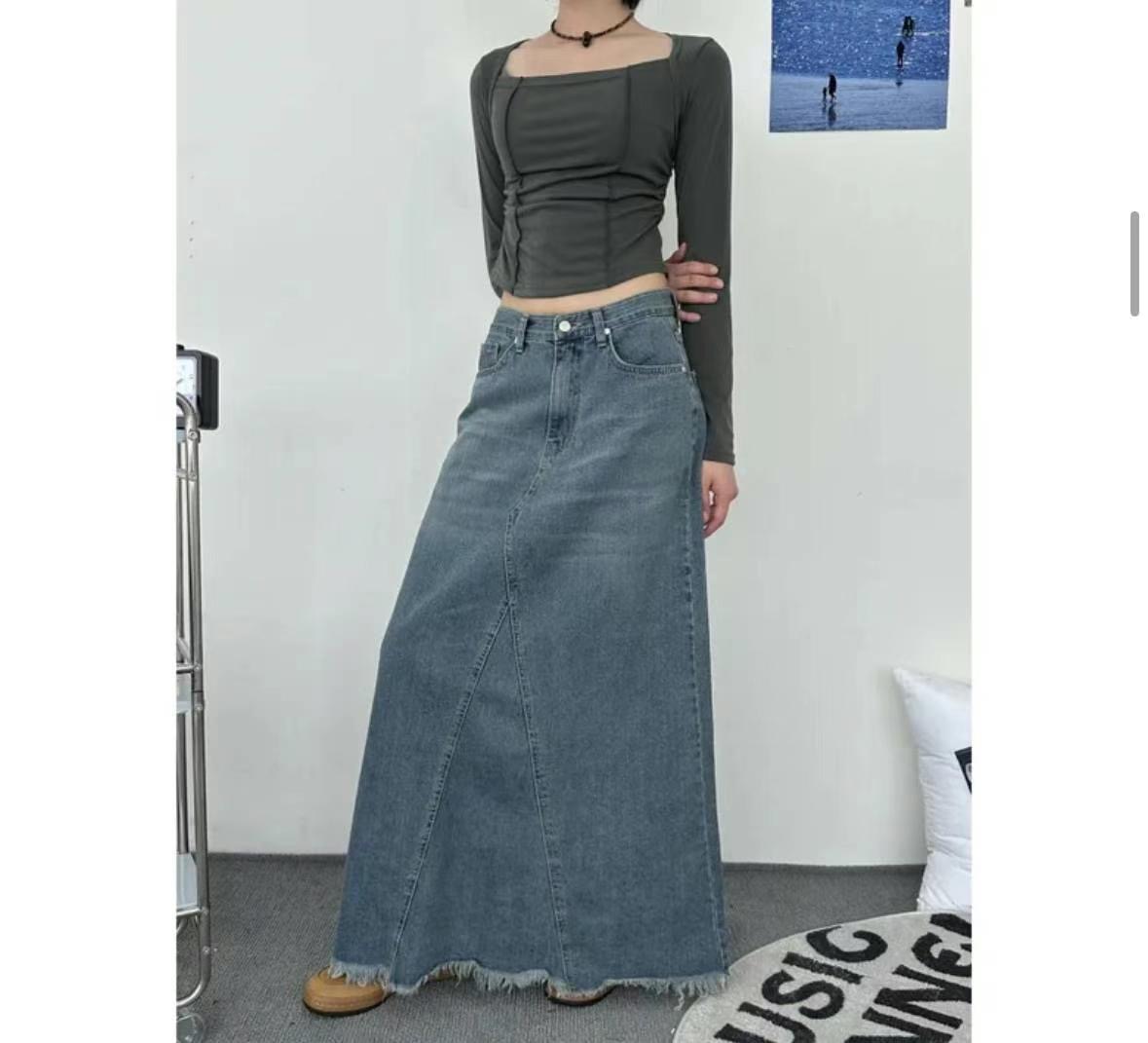 1one.chaser韓國直郵東大門實拍女裝新品休閑推薦熱賣長裙1one.chaser長裙