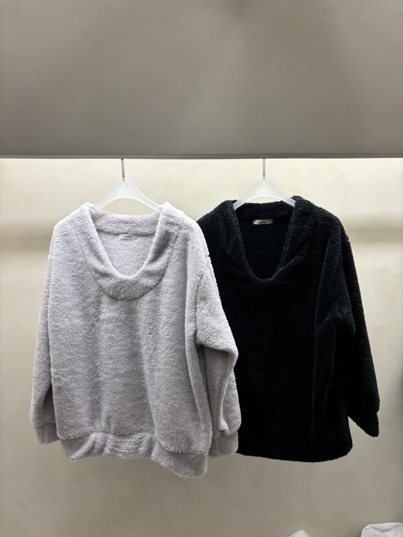 Waller韓國直郵女裝新款職業休閑推薦熱賣人氣24秋冬衛衣抓絨NOTHING衛衣