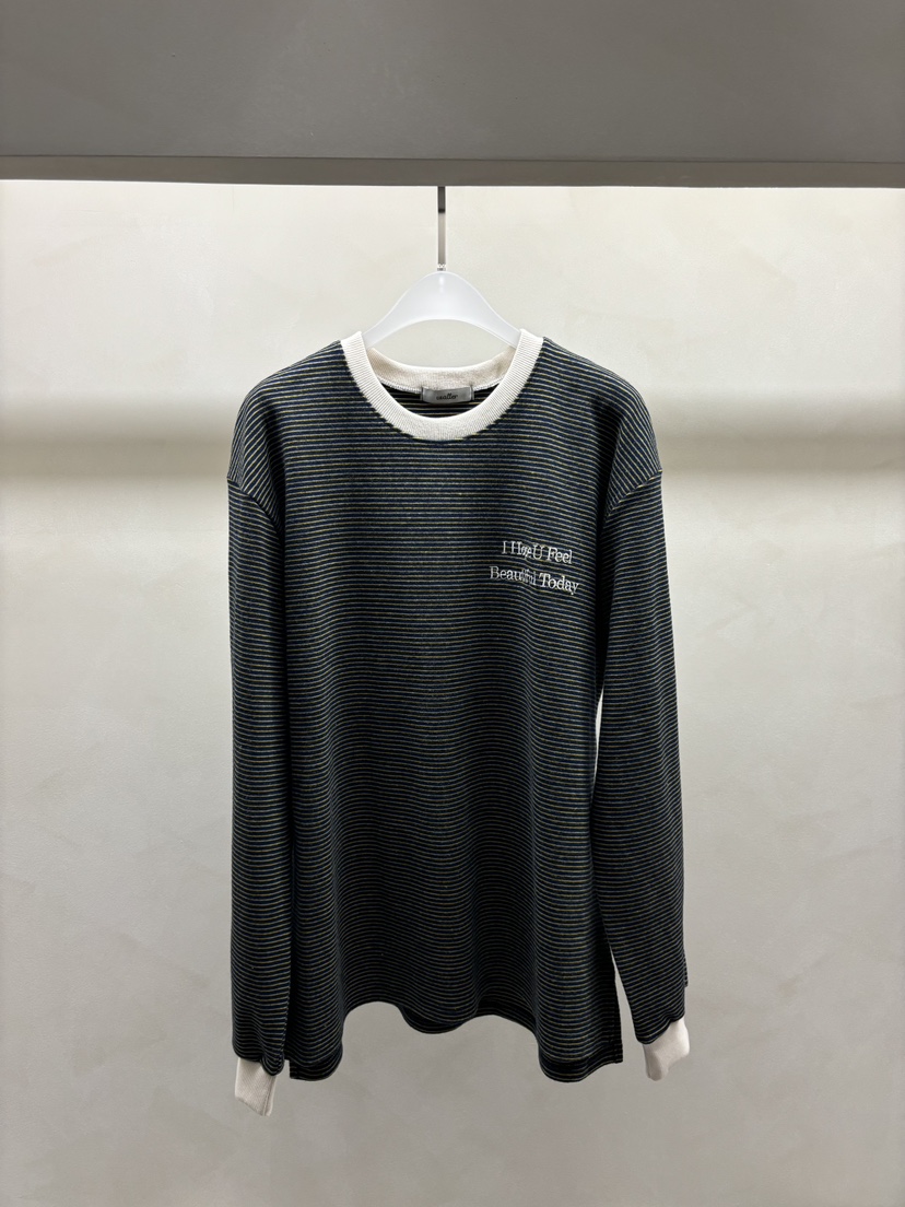 Waller直郵韓國代購女裝新品真品時尚休閑推薦人氣24秋冬長袖T恤NOTHING長袖T恤