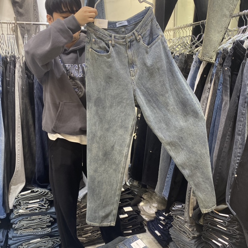TRIPLE J韓國直郵女裝新品熱賣真品職業人氣時尚24秋冬牛仔褲TRIPLE J牛仔褲