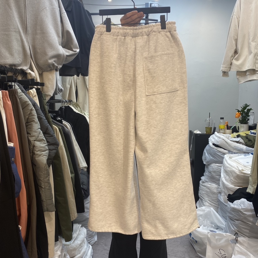 VENDER韓國直郵東大門代購女裝新品24秋冬職業休閑褲加絨VENDER休閑褲