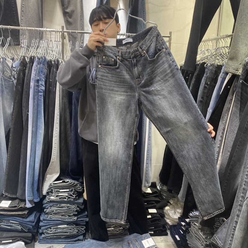 TRIPLE J韓國直郵女裝新品休閑真品24秋冬推薦時尚牛仔褲TRIPLE J牛仔褲