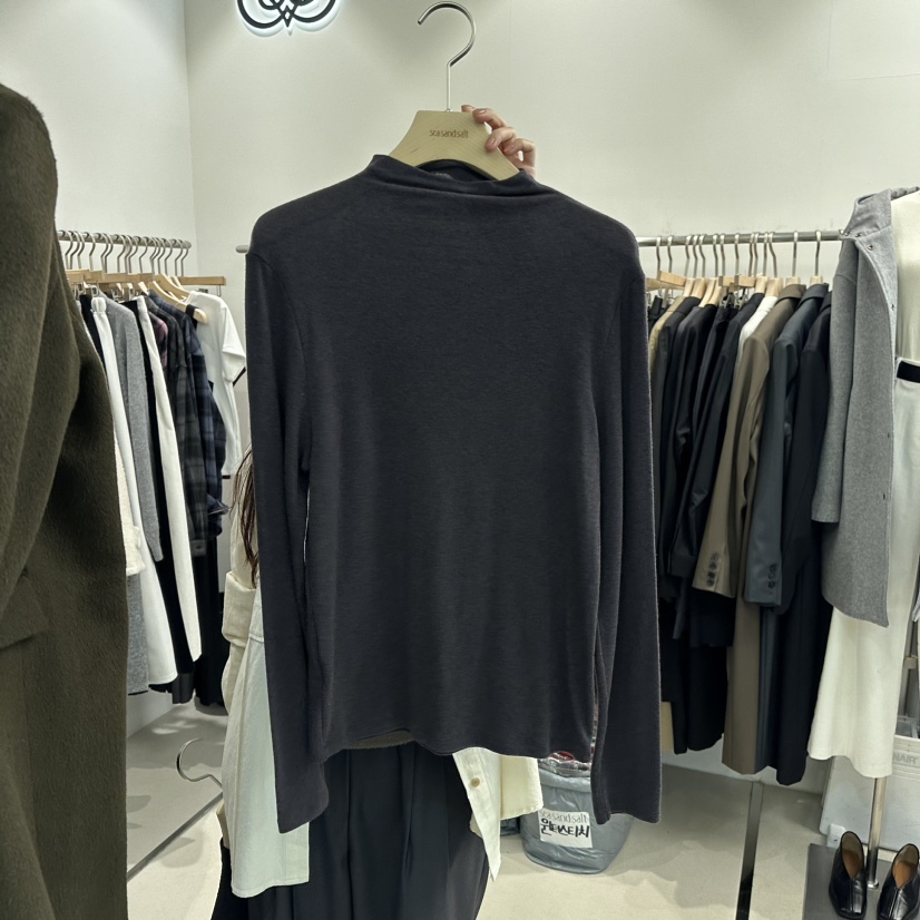 sea sand salt直郵韓國代購女裝新品職業熱賣真品長袖T恤EYEL長袖T恤圖色2